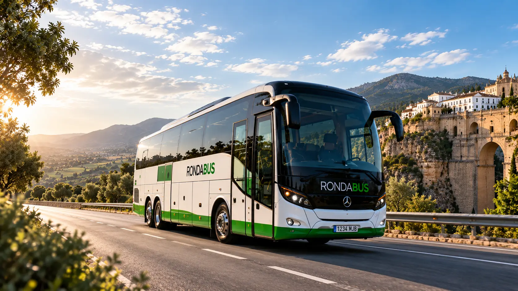 Autocar Rondabus pour mariages et événements à Ronda
