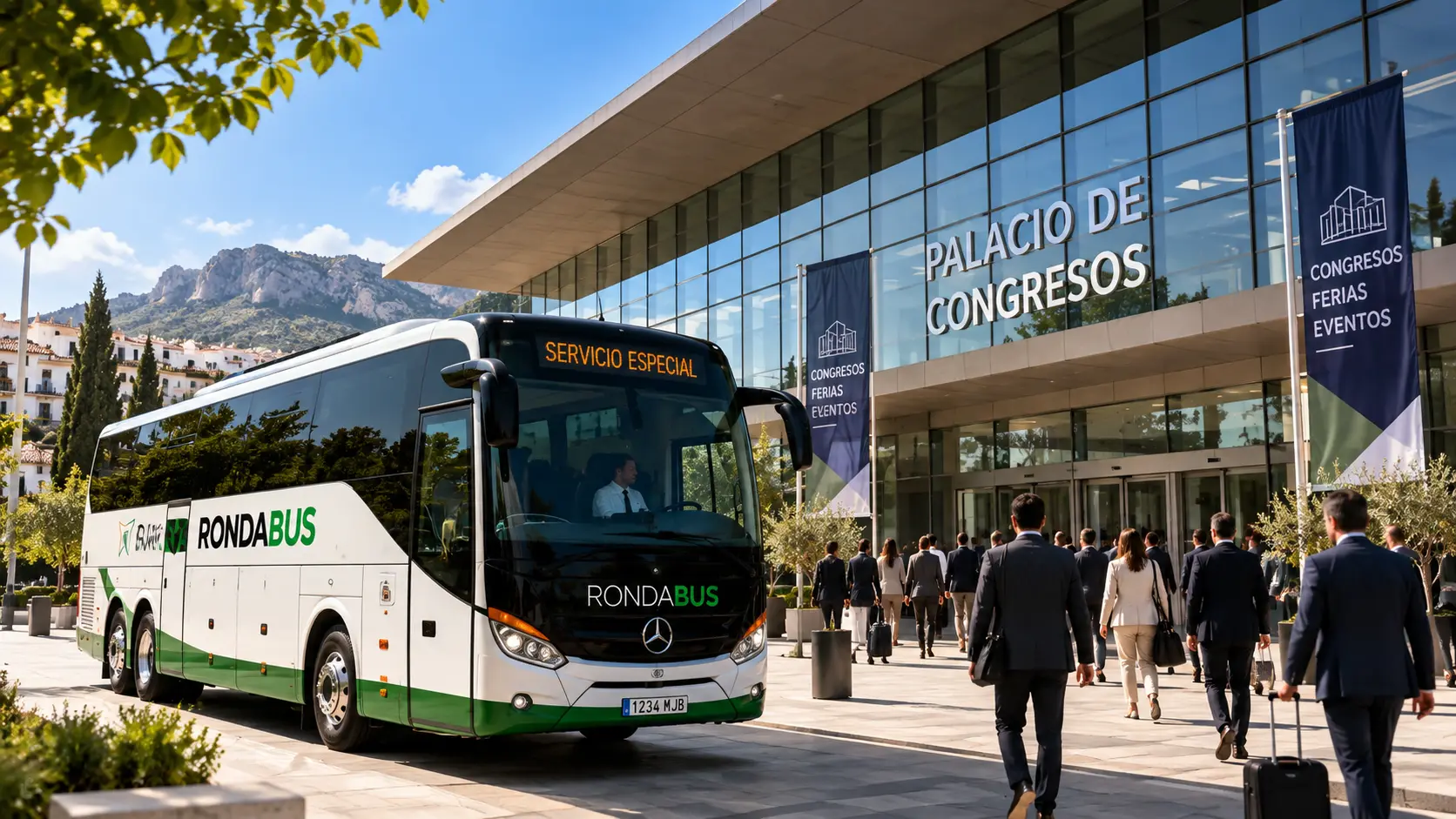 Autocar Rondabus pour salons et congrès à Ronda
