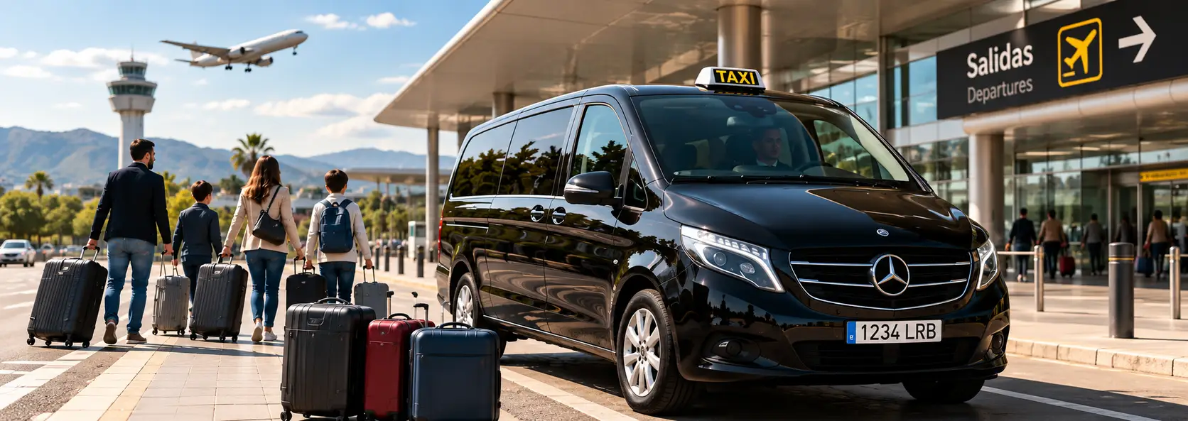 Taxi 7 places pour des transferts avec bagages
