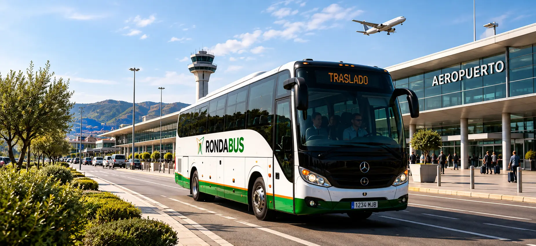 Rondabus coach for airport and station transfers